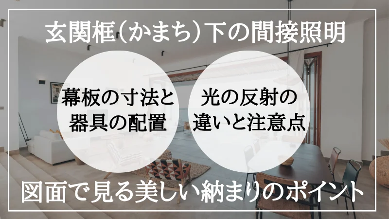 間接照明 玄関