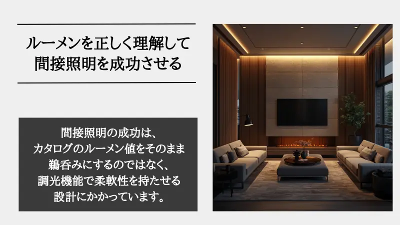 間接照明 ルーメン