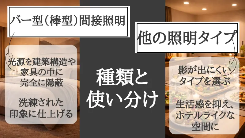 間接照明 バー