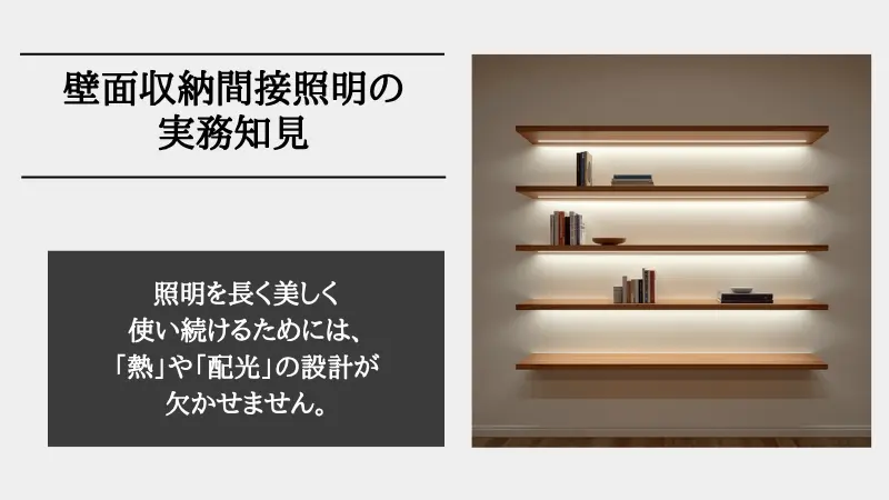 壁面収納 間接照明