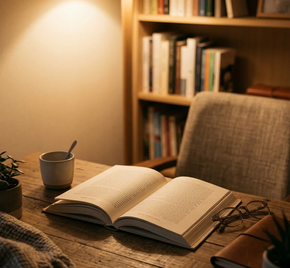 間接照明 読書