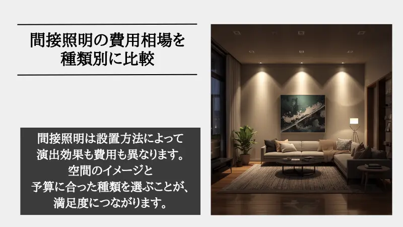 間接照明 費用