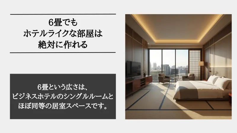 ホテル ライク 部屋 6 畳
