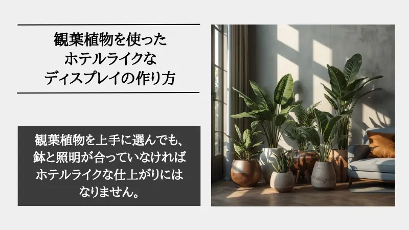ホテル ライク 観葉 植物