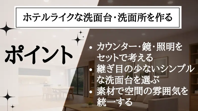 ホテル ライク 洗面 所
