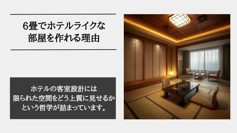 ホテル ライク 部屋 6 畳