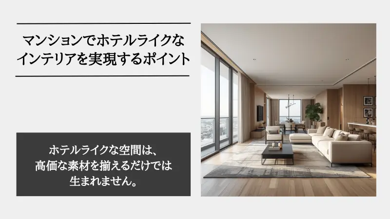 ホテル ライク マンション