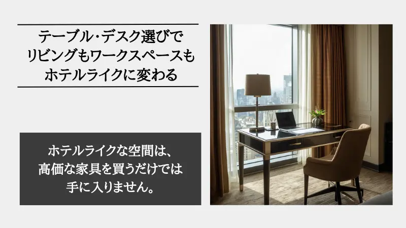 ホテル ライク テーブル