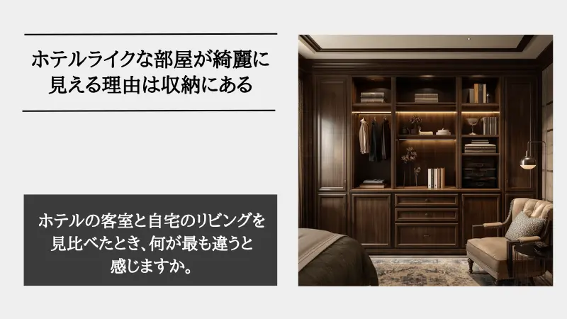 ホテル ライク 収納