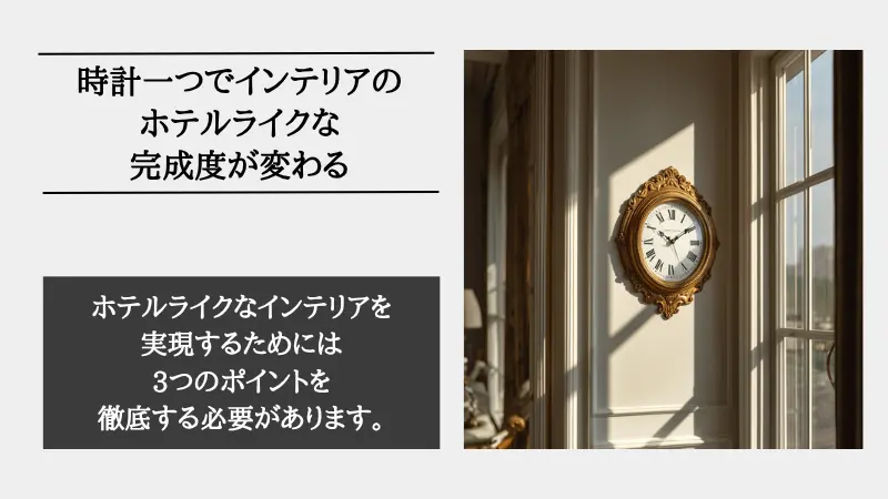 ホテル ライク 時計