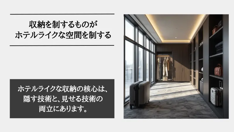 ホテル ライク 収納