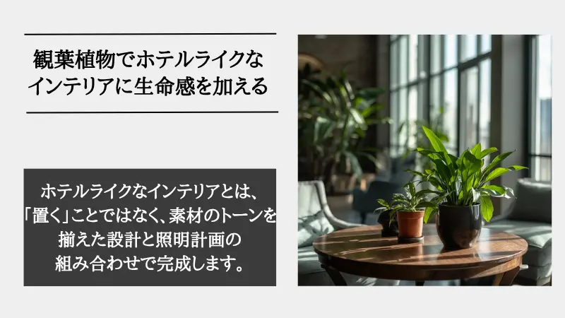 ホテル ライク 観葉 植物