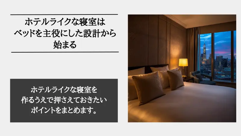 ホテル ライク ベッド