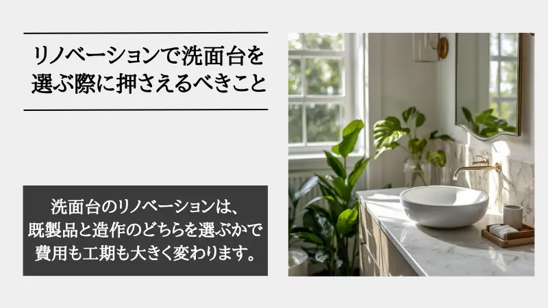リノベーション 洗面台
