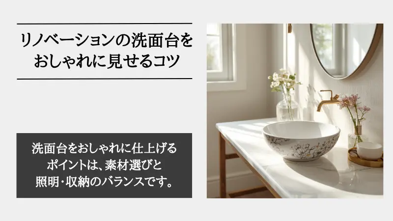 リノベーション 洗面台
