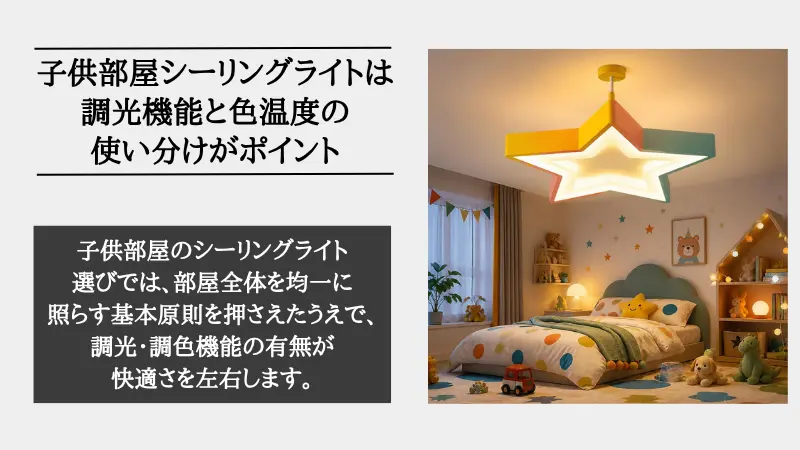 子供部屋 シーリングライト
