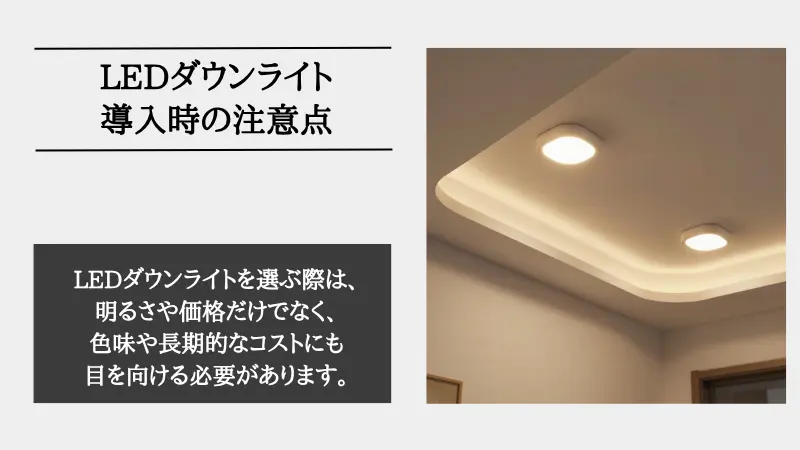 ダウンライト led