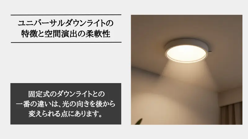 ユニバーサルダウンライト