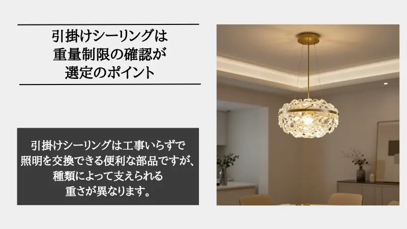 引掛けシーリング