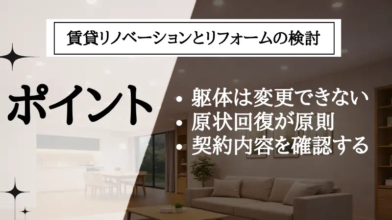 リノベーション 賃貸