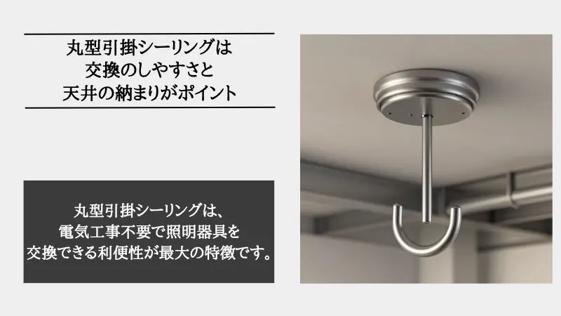 丸型引掛シーリング